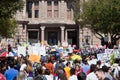 11,000 protestors convene at Texas Capitol Royalty Free Stock Photo