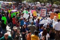 11,000 protestors convene at Texas Capitol Royalty Free Stock Photo