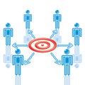 11. Teamwork Target in blue.