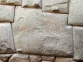 12 angle stone in Inca wall in Cuzco Royalty Free Stock Photo