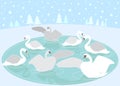 12 Days of Christmas: 7 Swans a Swimming