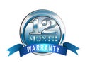 12 month warranty icon