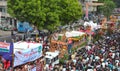 135th Rathyatra festival crowd on the streets