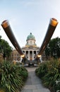 15-inch battleship gun barrels,Imperial War Museum Royalty Free Stock Photo