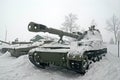 SO-152 Akatsiya self-propelled artillery Royalty Free Stock Photo