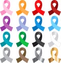 16 Awareness Ribbons