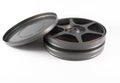 16 mm film canisters and reel