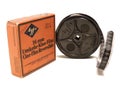 16mm Afga film and reel EDITORIAL USE ONLY Royalty Free Stock Photo
