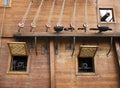 17th Century Galleon Cannons Royalty Free Stock Photo