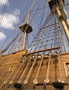 17th Century Galleon Shrouds Royalty Free Stock Photo