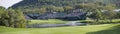 18th Hole - Panoramic View Royalty Free Stock Photo