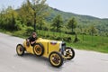 A 1926 yellow Fiat 509 Sport