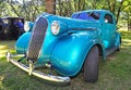 1930's Teal Hot Rod Royalty Free Stock Photo