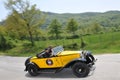 A 1930 yellow Bugatti type 40A Royalty Free Stock Photo
