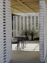 1950s Modernist garden: outdoor room