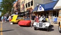 1955 MG, 1994 Corvette, 1970 Ferrari Royalty Free Stock Photo