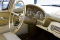 1958 Ford Edsel Dash & Steering Wheel Royalty Free Stock Photo