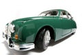 1959 Jaguar Mark 2 metal scale toy car fisheye #2 Royalty Free Stock Photo