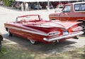 1959 Red Chevy Impala Convertible Royalty Free Stock Photo