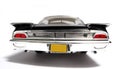 1960 Ford Starliner metal scale toy car fisheye backview Royalty Free Stock Photo