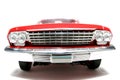 1962 Chevrolet Belair metal scale toy car fisheye frontview #2 Royalty Free Stock Photo