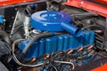 1966 Ford Mustang 6 Cylinder Engine 200 Royalty Free Stock Photo