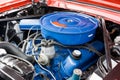 1966 Ford Mustang 8 Cylinder Engine Royalty Free Stock Photo