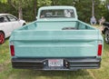 1968 Chevy Truck Aqua Blue Rear view