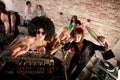 1970s Disco Music Party Royalty Free Stock Photo