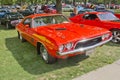 1972 Orange Dodge Challenger Royalty Free Stock Photo
