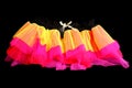 1980s lumo fancy dress skirt