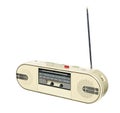 1980s style radio Royalty Free Stock Photo