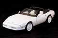 1988 White Chevrolet Corvette Royalty Free Stock Photo