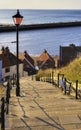 199 Steps Whitby Royalty Free Stock Photo