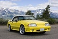 1991 Ford Mustang Convertible Yellow