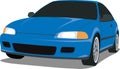 1992 Honda Civic Si Royalty Free Stock Photo