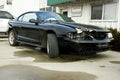 1998 Ford Mustang Cobra Wreck Royalty Free Stock Photo