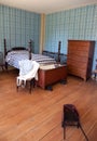 19th-Century Bedroom Royalty Free Stock Photo