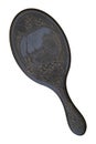 19th century hand mirror showing back side. Royalty Free Stock Photo