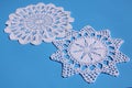 2 doilies Royalty Free Stock Photo