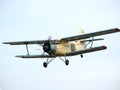 AN-2 on final approach Royalty Free Stock Photo