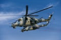 2 Mil mi-24 helicopter Royalty Free Stock Photo
