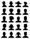 20 Anonymous Mugshots Royalty Free Stock Photo