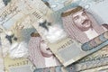 20 Bahraini Dinar Notes Royalty Free Stock Photo