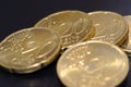 20 Cent Euro Coins Royalty Free Stock Photo