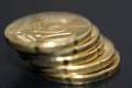 20 Cent Euro Coins Macro Royalty Free Stock Photo