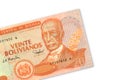 20 pesos bolivianos