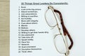 20 things great leaders do consistently Royalty Free Stock Photo