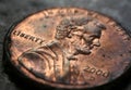 2000 Dark Penny Royalty Free Stock Photo