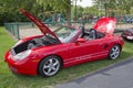 2002 Red Porsche Boxter